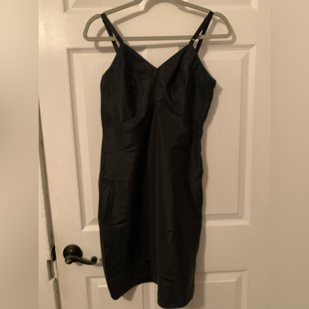 Vintage Sears, Robuck and Co black slip dress size 34